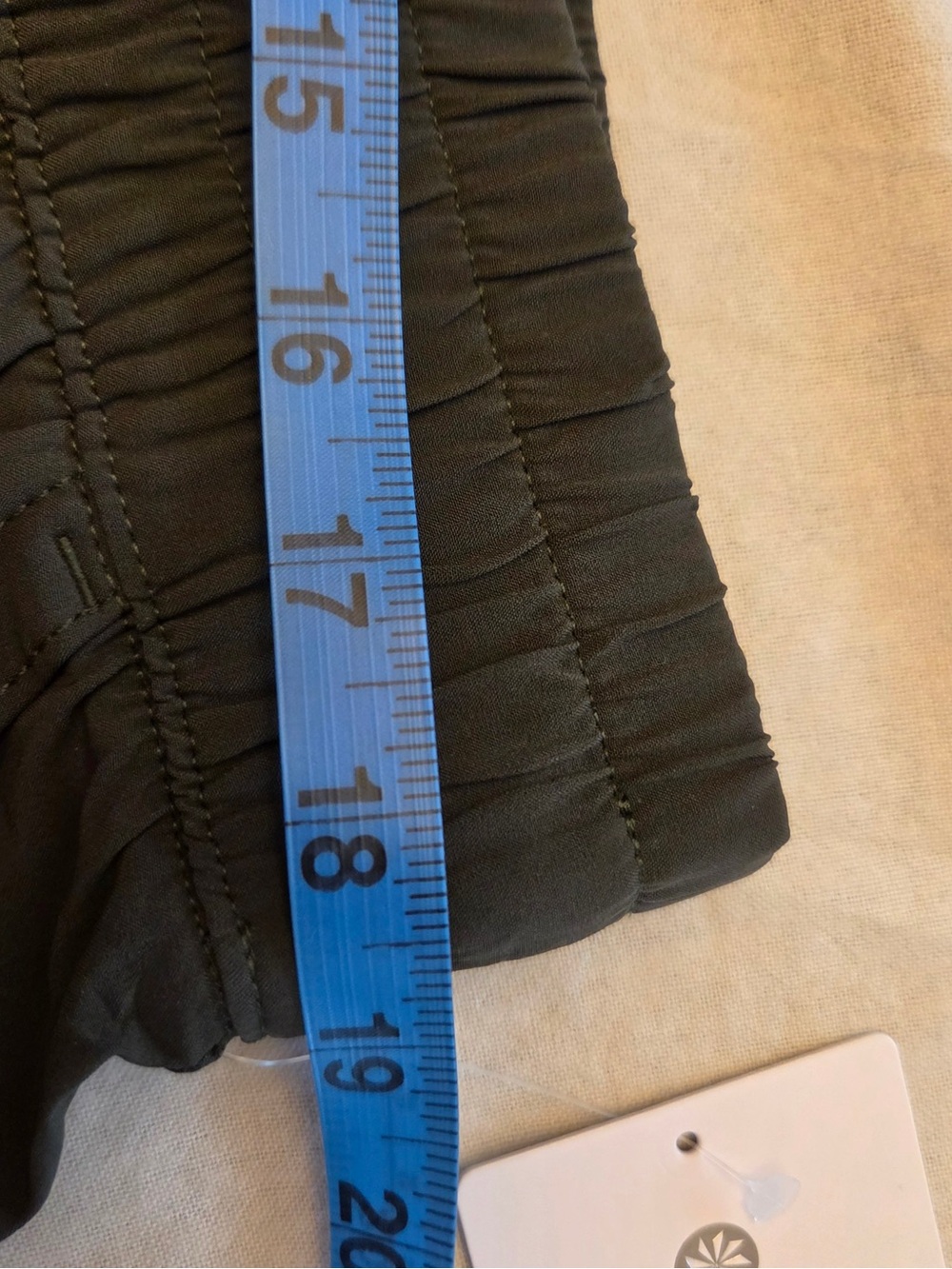 Athleta Olive Green Performance Running Shorts - Picture 8 of 11